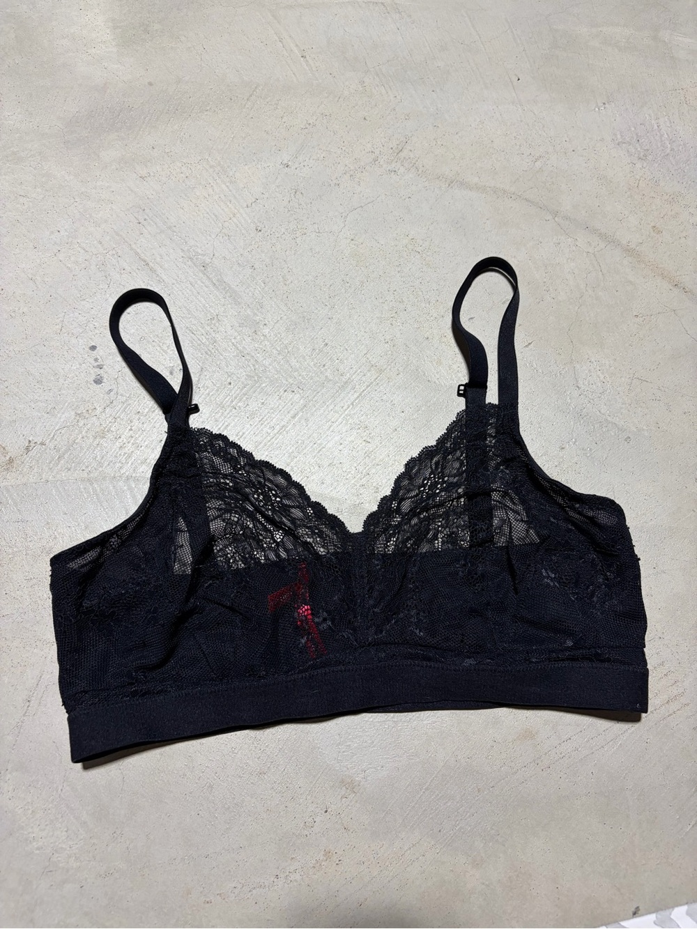 Spanx spotlight on Lace Bralette Black medium